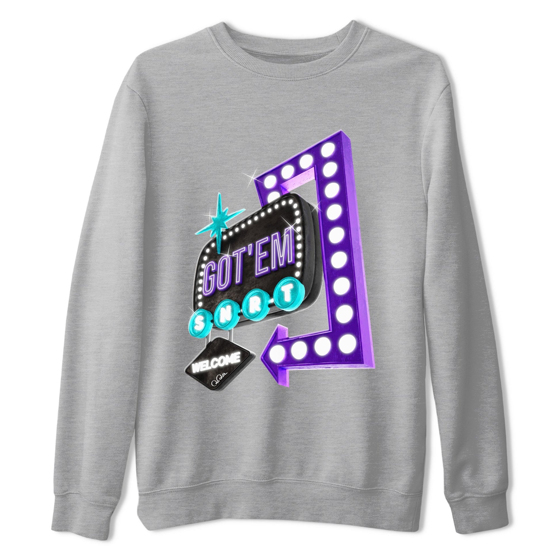 Air Jordan 6 Aqua shirt to match jordans Retro Neon Sign sneaker tees AJ6 Aqua SNRT Sneaker Release Tees Unisex Heather Grey 2 T-Shirt