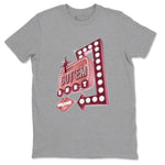 Dunk Valentines Day 2024 shirt to match jordans Retro Neon Sign sneaker tees Dunk Happy Valentines Day 2024 SNRT Sneaker Release Tees Unisex Heather Grey 2 T-Shirt