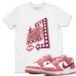 Dunk Valentines Day 2024 shirt to match jordans Retro Neon Sign sneaker tees Dunk Happy Valentines Day 2024 SNRT Sneaker Release Tees Unisex White 1 T-Shirt