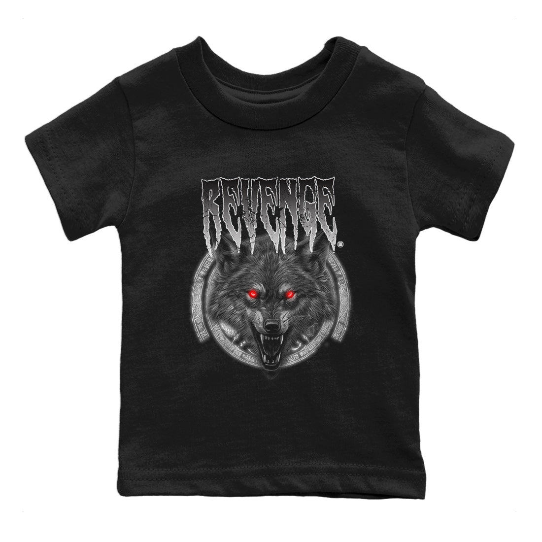 Air Jordan 13 Wolf Grey Sneaker Match Tees Revenge Wolf Sneaker Tees Air Jordan 13 Retro Wolf Grey T-Shirt Kids Shirts Black 2