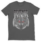 Air Jordan 13 Wolf Grey Sneaker Match Tees Revenge Wolf Sneaker Tees Air Jordan 13 Retro Wolf Grey T-Shirt Unisex Shirts Cool Grey 2