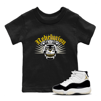 Air Jordan  11 Gratitude shirt to match jordans Revolution sneaker tees Air Jordan  11 Gratitude SNRT Sneaker Tees Sneaker Matching Shirt Baby Toddler Black 1 T-Shirt