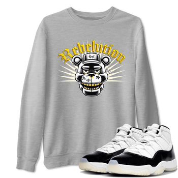 Air Jordan  11 Gratitude shirt to match jordans Revolution sneaker tees Air Jordan  11 Gratitude SNRT Sneaker Tees Sneaker Matching Shirt Unisex Heather Grey 1 T-Shirt