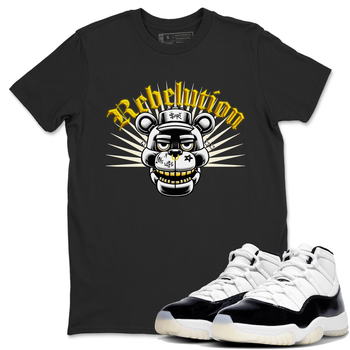 Air Jordan  11 Gratitude shirt to match jordans Revolution sneaker tees Air Jordan  11 Gratitude SNRT Sneaker Tees Sneaker Matching Shirt Unisex Black 1 T-Shirt