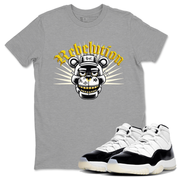 Air Jordan  11 Gratitude shirt to match jordans Revolution sneaker tees Air Jordan  11 Gratitude SNRT Sneaker Tees Sneaker Matching Shirt Unisex Heather Grey 1 T-Shirt