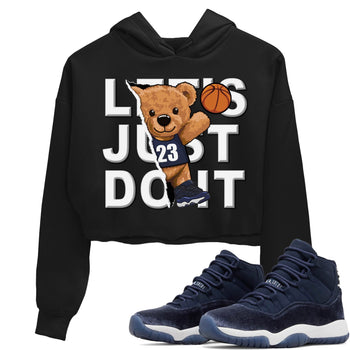 Jordan 11 Midnight Navy Sneaker Match Tees Rib Out Bear Sneaker Tees Jordan 11 Midnight Navy Sneaker Release Tees Women's Shirts