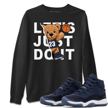 Jordan 11 Midnight Navy Sneaker Match Tees Rib Out Bear Sneaker Tees Jordan 11 Midnight Navy Sneaker Release Tees Unisex Shirts