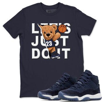 Jordan 11 Midnight Navy Sneaker Match Tees Rib Out Bear Sneaker Tees Jordan 11 Midnight Navy Sneaker Release Tees Unisex Shirts