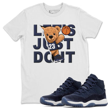 Jordan 11 Midnight Navy Sneaker Match Tees Rib Out Bear Sneaker Tees Jordan 11 Midnight Navy Sneaker Release Tees Unisex Shirts