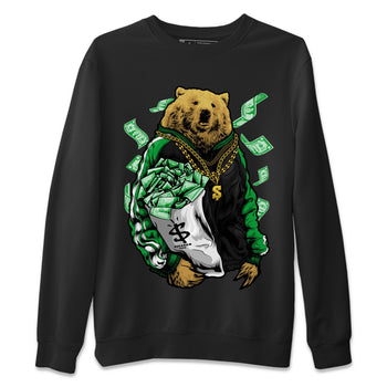 Air Jordan 1 Celtics Sneaker Match Tees Rich Bear Sneaker Tees Air Jordan 1 Retro Celtics Sneaker Release Tees Unisex Shirts Black 2