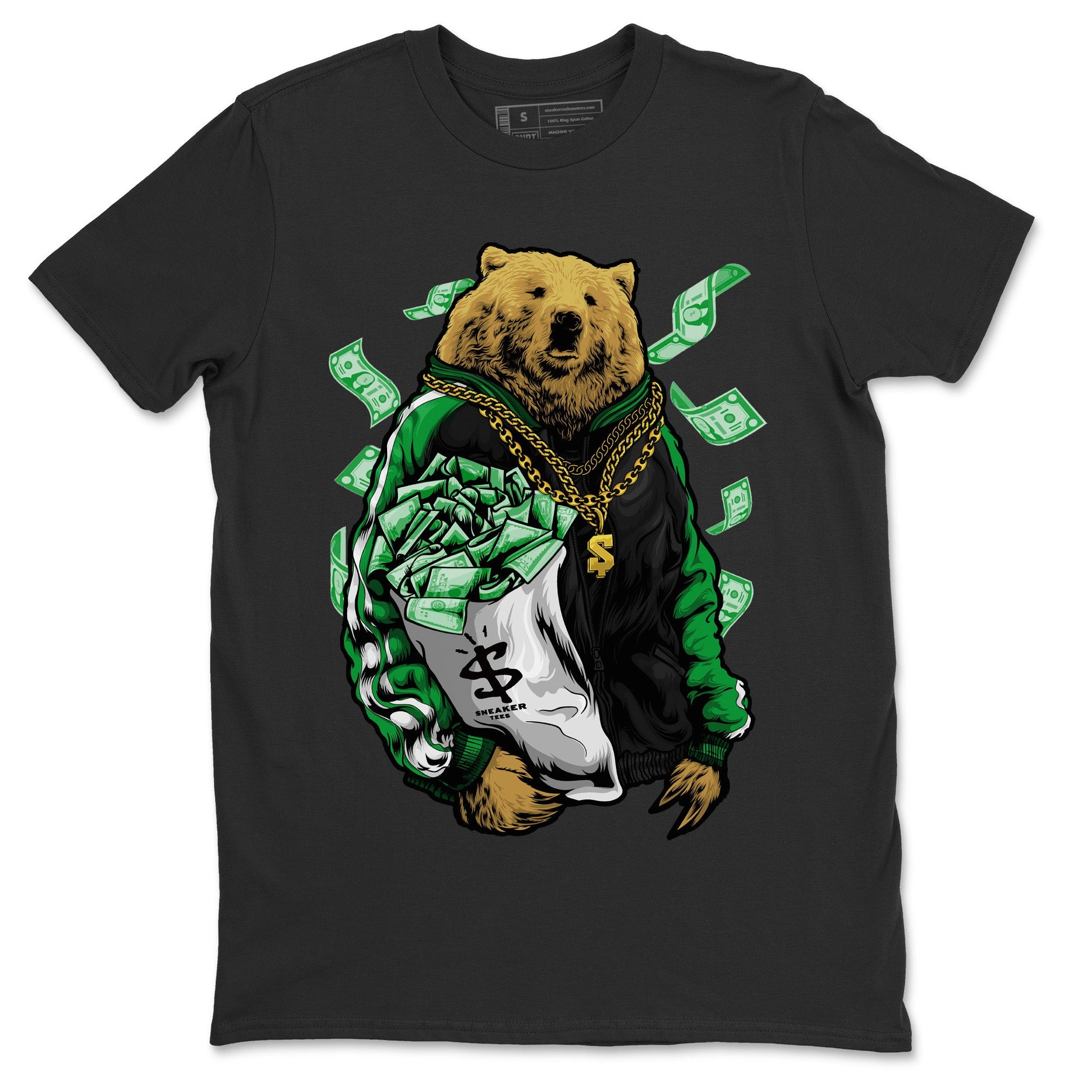 Air Jordan 1 Celtics Sneaker Match Tees Rich Bear Sneaker Tees Air Jordan 1 Retro Celtics Sneaker Release Tees Unisex Shirts Black 2