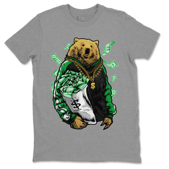 Air Jordan 1 Celtics Sneaker Match Tees Rich Bear Sneaker Tees Air Jordan 1 Retro Celtics Sneaker Release Tees Unisex Shirts Heather Grey 2