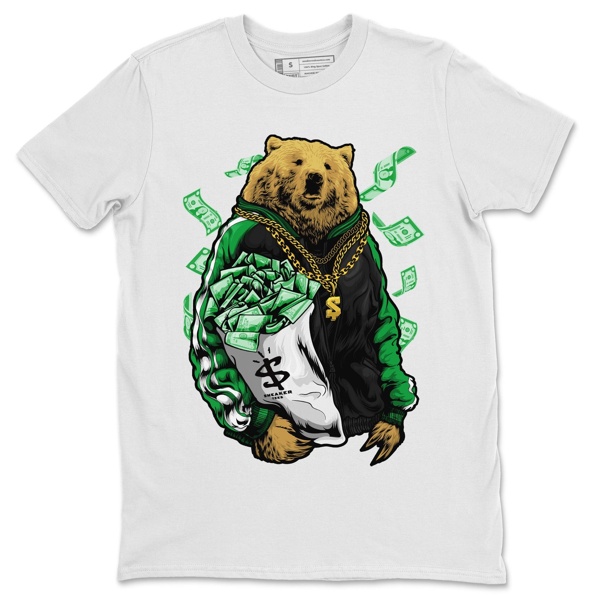 Air Jordan 1 Celtics Sneaker Match Tees Rich Bear Sneaker Tees Air Jordan 1 Retro Celtics Sneaker Release Tees Unisex Shirts White 2
