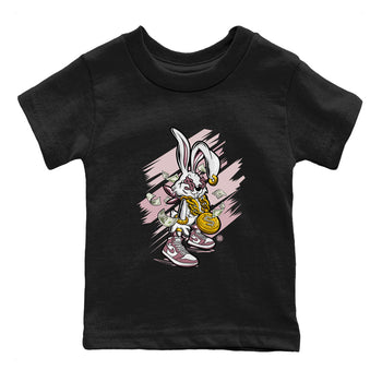 Jordan 1 High OG Mauve shirt to match jordans Rich Bunny sneaker tees Air Jordan 1 Mauve SNRT Sneaker Tees Casual Crew Neck T-Shirt Baby Toddler Black 2 T-Shirt