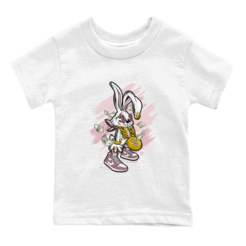 Jordan 1 High OG Mauve shirt to match jordans Rich Bunny sneaker tees Air Jordan 1 Mauve SNRT Sneaker Tees Casual Crew Neck T-Shirt Baby Toddler White 2 T-Shirt