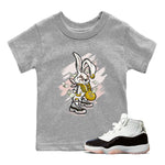 Air Jordan 11 Neapolitan shirt to match jordans Rich Bunny sneaker tees Air Jordan 11 Neapolitan SNRT Sneaker Tees Casual Crew Neck T-Shirt Baby Toddler Heather Grey 1 T-Shirt