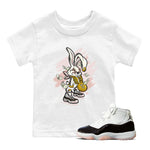 Air Jordan 11 Neapolitan shirt to match jordans Rich Bunny sneaker tees Air Jordan 11 Neapolitan SNRT Sneaker Tees Casual Crew Neck T-Shirt Baby Toddler White 1 T-Shirt