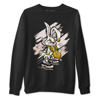 Air Jordan 11 Neapolitan shirt to match jordans Rich Bunny sneaker tees Air Jordan 11 Neapolitan SNRT Sneaker Tees Casual Crew Neck T-Shirt Unisex Black 1 T-Shirt