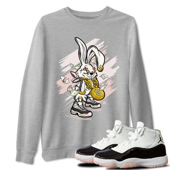 Air Jordan 11 Neapolitan shirt to match jordans Rich Bunny sneaker tees Air Jordan 11 Neapolitan SNRT Sneaker Tees Casual Crew Neck T-Shirt Unisex Heather Grey 1 T-Shirt