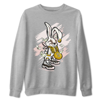Air Jordan 11 Neapolitan shirt to match jordans Rich Bunny sneaker tees Air Jordan 11 Neapolitan SNRT Sneaker Tees Casual Crew Neck T-Shirt Unisex Heather Grey 2 T-Shirt