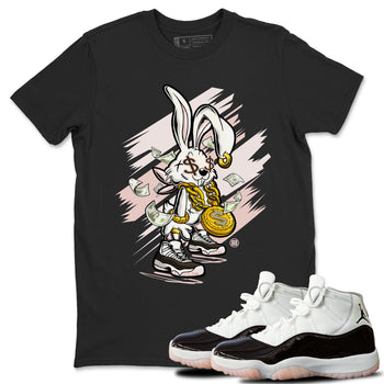 Air Jordan 11 Neapolitan shirt to match jordans Rich Bunny sneaker tees Air Jordan 11 Neapolitan SNRT Sneaker Tees Casual Crew Neck T-Shirt Unisex Black 1 T-Shirt