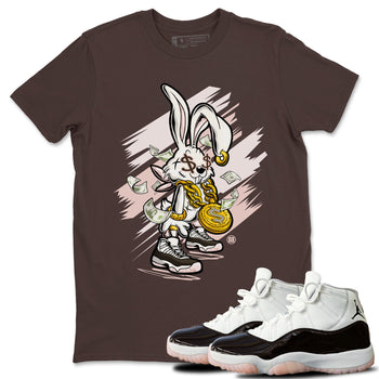Air Jordan 11 Neapolitan shirt to match jordans Rich Bunny sneaker tees Air Jordan 11 Neapolitan SNRT Sneaker Tees Casual Crew Neck T-Shirt Unisex Dark Chocolate 1 T-Shirt