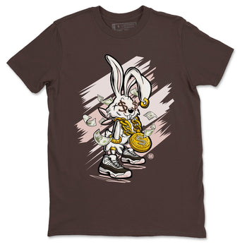 Air Jordan 11 Neapolitan shirt to match jordans Rich Bunny sneaker tees Air Jordan 11 Neapolitan SNRT Sneaker Tees Casual Crew Neck T-Shirt Unisex Dark Chocolate 2 T-Shirt