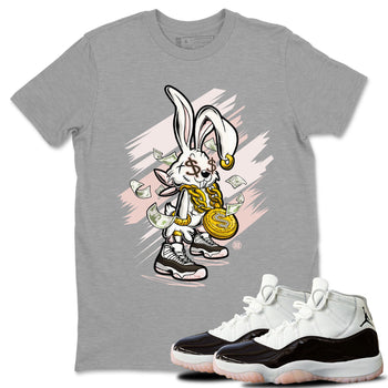 Air Jordan 11 Neapolitan shirt to match jordans Rich Bunny sneaker tees Air Jordan 11 Neapolitan SNRT Sneaker Tees Casual Crew Neck T-Shirt Unisex Heather Grey 1 T-Shirt