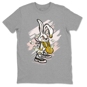 Air Jordan 11 Neapolitan shirt to match jordans Rich Bunny sneaker tees Air Jordan 11 Neapolitan SNRT Sneaker Tees Casual Crew Neck T-Shirt Unisex Heather Grey 2 T-Shirt