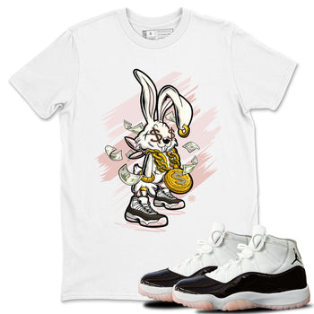 Air Jordan 11 Neapolitan shirt to match jordans Rich Bunny sneaker tees Air Jordan 11 Neapolitan SNRT Sneaker Tees Casual Crew Neck T-Shirt Unisex White 1 T-Shirt