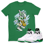 Jordan 5 Retro Lucky Green shirt to match jordans Rich Bunny sneaker tees Air Jordan 5 Lucky Green SNRT Sneaker Tees Unisex Sneaker Matching Clothes Kelly Green 1 T-Shirt