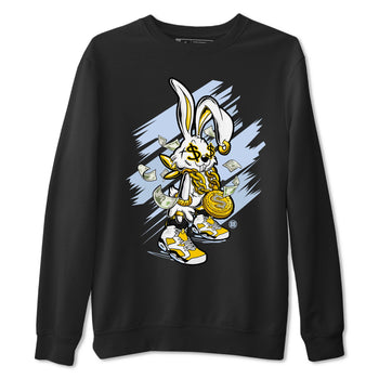 Air Jordan 6 Yellow Ochre shirt to match jordans Rich Bunny special sneaker matching tees AJ6 Yellow Ochre SNRT sneaker tees Unisex Black 2 T-Shirt