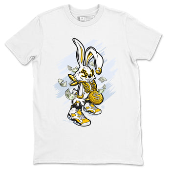Air Jordan 6 Yellow Ochre shirt to match jordans Rich Bunny special sneaker matching tees AJ6 Yellow Ochre SNRT sneaker tees Unisex White 2 T-Shirt
