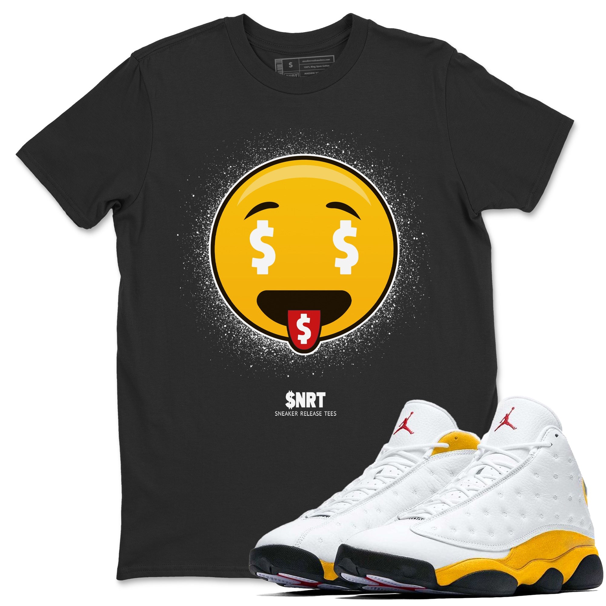 Jordan 13 Del Sol Sneaker Match Tees Rich Emoji Sneaker Tees Jordan 13 Del Sol Sneaker Release Tees Unisex Shirts