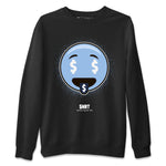 Jordan 6 UNC Sneaker Match Tees Rich Emoji Sneaker Tees Jordan 6 UNC Sneaker Release Tees Unisex Shirts