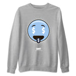 Jordan 6 UNC Sneaker Match Tees Rich Emoji Sneaker Tees Jordan 6 UNC Sneaker Release Tees Unisex Shirts