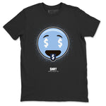 Jordan 6 UNC Sneaker Match Tees Rich Emoji Sneaker Tees Jordan 6 UNC Sneaker Release Tees Unisex Shirts