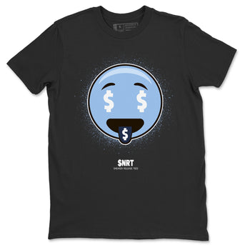 Jordan 6 UNC Sneaker Match Tees Rich Emoji Sneaker Tees Jordan 6 UNC Sneaker Release Tees Unisex Shirts