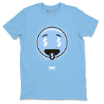 Jordan 6 UNC Sneaker Match Tees Rich Emoji Sneaker Tees Jordan 6 UNC Sneaker Release Tees Unisex Shirts