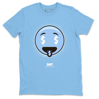 Jordan 6 UNC Sneaker Match Tees Rich Emoji Sneaker Tees Jordan 6 UNC Sneaker Release Tees Unisex Shirts