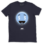 Jordan 6 UNC Sneaker Match Tees Rich Emoji Sneaker Tees Jordan 6 UNC Sneaker Release Tees Unisex Shirts