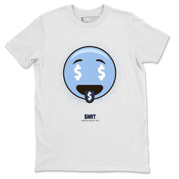 Jordan 6 UNC Sneaker Match Tees Rich Emoji Sneaker Tees Jordan 6 UNC Sneaker Release Tees Unisex Shirts