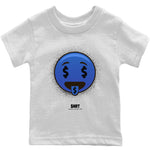 Yeezy 350 Dazzling Blue Sneaker Match Tees Rich Emoji Sneaker Tees Yeezy 350 Dazzling Blue Sneaker Release Tees Kids Shirts