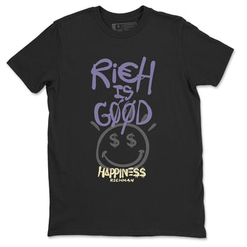 Air Jordan 5 Indigo Haze Sneaker Match Tees Rich Is Good 5s Indigo Haze Tee Sneaker Release Tees Unisex Shirts Black 2