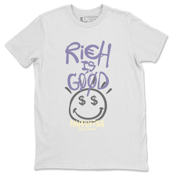Air Jordan 5 Indigo Haze Sneaker Match Tees Rich Is Good 5s Indigo Haze Tee Sneaker Release Tees Unisex Shirts White 2