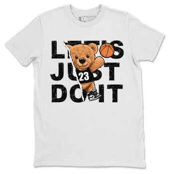 Air Jordan 1 Black White Sneaker Match Tees Rip Out Bear Sneaker Tees Air Jordan 1 Black White Sneaker Release Tees Unisex Shirts