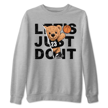 1s Black White shirt to match jordans Rip Out Bear sneaker tees Air Jordan 1 Black White SNRT Sneaker Release Tees unisex cotton Heather Grey 2 crew neck shirt