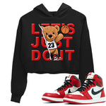 Jordan 1 lost & found Sneaker Match Tees Rip Out Bear Sneaker Tees Jordan 1 lost & found Sneaker Release Tees Women's Shirts