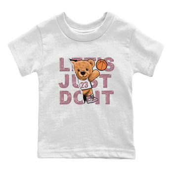 Air Jordan 1 Mauve shirt to match jordans Rip Out Bear sneaker tees AJ1 Mauve SNRT Sneaker Tees Sneaker Matching Clothing Brand Baby Toddler White 2 T-Shirt