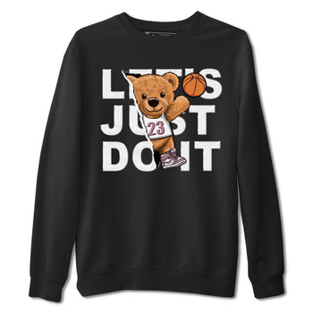 Air Jordan 1 Mauve shirt to match jordans Rip Out Bear sneaker tees AJ1 Mauve SNRT Sneaker Tees Sneaker Matching Clothing Brand Unisex Sneaker Tee Black 2 T-Shirt